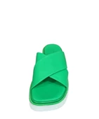 MAMMAMİA D24YT-2280 KALIN TABAN ORTOPEDİK DERİ KADIN TERLİK - 5