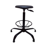 Monoblok Tablalı Laboratuvar Taburesi Çemberli Metal Ayaklı - 3