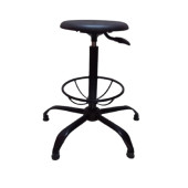 Monoblok Tablalı Laboratuvar Taburesi Çemberli Metal Ayaklı - 4