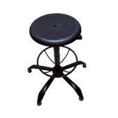 Monoblok Tablalı Laboratuvar Taburesi Çemberli Metal Ayaklı - 5