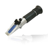 ATC 0-10 Tuzluluk Yoğunluk Ölçer Refraktometre thumbnail 1