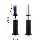 ATC 0-10 Tuzluluk Yoğunluk Ölçer Refraktometre thumbnail 3