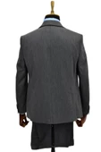 Erkek Gri 4 Drop Takım Elbise NT-5018-01 thumbnail 6