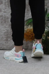 Lumberjack Null Bej Rahat Esnek Orijinal Ürün Sneaker Kadın Spor Ayakkabı thumbnail 4