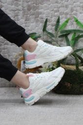 Lumberjack Null Bej Rahat Esnek Orijinal Ürün Sneaker Kadın Spor Ayakkabı thumbnail 5