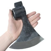 Aletçantam Dövme Çelik Hilal Balta Saplı Büyük Odun Kamp Baltası -2000gr - 3