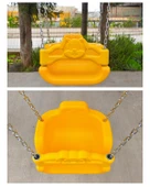 Teplay Zincirli Plastik Sarı Bebek Salıncağı - 3