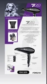 Fönsan Professional 2200 Watt Siyah Fön Makinası - 4