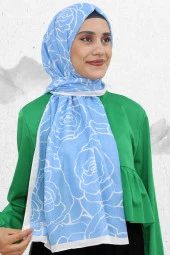 HAREM GÜL DESEN PAMUK ŞAL EŞ5208-2 thumbnail 1