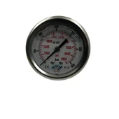 Manometre Gliserinli Arka Çıkışlı Q63 - 0 - 600 Bar 1/4 - 1