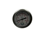 Manometre Gliserinli Arka Çıkışlı Q63 - 0 - 1 + 9 Bar 1/4 - 1