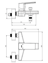 ECA Royal Banyo Bataryası + ECA Fırat Mafsallı Duş Seti Banyo Üst Takımı - 5