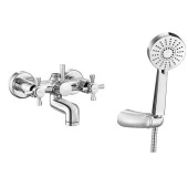 ECA Quadrille Banyo Bataryası + ECA Fırat Mafsallı Duş Seti Banyo Üst Takımı - 1