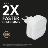 Duracell 12W Telefon / Tablet Şarj Başlığı 1xUSB 5v/2.4A - Beyaz - 3