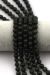 Kanada Yeşim ( AB Kalite ) Doğal Taş Dizi 8 mm Küre Kesim thumbnail 1