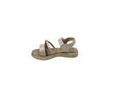 Ba&Ba 018530P Taş Detaylı Ortopedik Cırtlı Günlük Kız Çocuk Sandalet Ayakkabı - 2