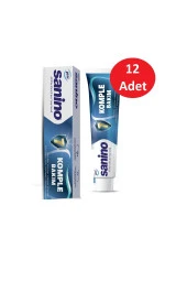 Sanino Komple Bakım Diş Macunu Sanino 12 li Aile Paketi thumbnail 1