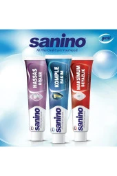 Sanino Komple Bakım Diş Macunu Sanino 12 li Aile Paketi thumbnail 4