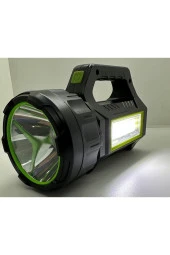 Ps-t95 10w Uzun Menzilli Solar Panelli Usb Ultra Güçlü Ledli Şarjlı Feneri - 4