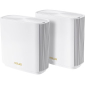 ASUS ZenWiFi ET8 Tüm Ev İçin Üç Bantlı Mesh WiFi 6E Sistemi (ET8 2PK), 5.500 metrekareye - 2