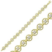 Himarry 925 Ayar Gümüş Gold Yuvarlak Su Yolu Bileklik thumbnail 2