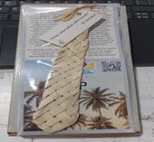 Kıbrıs İşi  Hurma Dalından Kitap Ayracı - 1