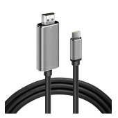 QASUL Type-C to HDMİ 4K Destekli HDTV Projektör 2 Metre  30 Hz Çevirici Görüntü Kablosu - 1
