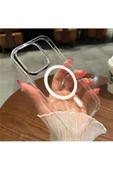 Şeffaf Mika Sararmaz Sert Magsafe Kılıf iPhone 15 Pro Max - 3