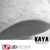 Kaya Beton Tekli Sarkıt Avize Beton E27 Bohem Avize thumbnail 2