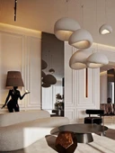 Kaya Beton Tekli Sarkıt Avize Beton E27 Bohem Avize thumbnail 5