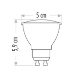 7W GU10 LED AMPUL - 5
