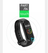 M4 Akıllı Saat Bileklik Kalp Hızı Kan Basıncı Nabız Pedometre Smart Watch - 2