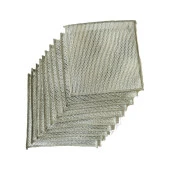 Bulaşık Ovma Ovalama Yanmış Yağ Ağır Kir Bezi Teli Telli Bez - 20x20 Cm. - 10 Adetlik Paket thumbnail 1