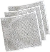 Bulaşık Ovma Ovalama Yanmış Yağ Ağır Kir Bezi Teli Telli Bez - 20x20 Cm. - 10 Adetlik Paket thumbnail 3