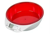 Crown Dijital Lüks Kefeli Mutfak Terazisi 5 Kg Çıkarılabilir Ölçü Kabı Terazi Tartı Gram - 1