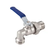 3/4 Küresel Musluk Başlık Pirinç Sarı Malzeme thumbnail 2