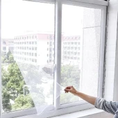 Pencere Cam Sineklik-beyaz ( 150 Cm X 100 Cm)+5m Bant thumbnail 6