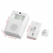 Kablosuz Hareket Sensörlü Konuk Karşılama Kapı Alarm Sistemi Seti thumbnail 3