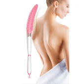 360° Dönebilen Pilli Titreşimli Kauçuk Duş Masaj Fırçası Rahatlatıcı thumbnail 5