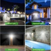 Projektör 100 Ledli Işık Sensörlü Güneş Enerjili Solar Lamba thumbnail 3