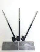 3+2 Paket Çelik Eds Ultra Slim İnce Yedek Uc Kürek Ve Slim İnce Kesme Yedek Bıçak thumbnail 1