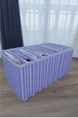 8 Bölmeli Dolap Ve Çekmece Içi Düzenleyici Akordiyon Organizer L-00517 (3 Adet) - 3