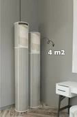 3 Lü Hava Geçiren Özellikli Pvc Pencereli Halı Kılıfı Hurcu (4 M2) - 2
