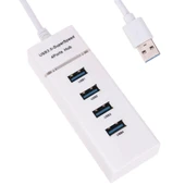 Çok Amaçlı 4 Port Girişli Güçlü Usb 3.0 Port Çoklayıcı Adaptör Switch Splitter Hub 1.2m Kablo thumbnail 4