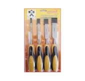 Ağaç Oyma Seti Darbeli İskarpela Seti - 10-12-18-24mm thumbnail 5