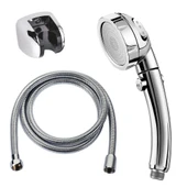 Su Tasarruflu Duş Başlığı Aç Kapa Özellikli 3 Kademeli Su Akış Ayar Fonksiyonu thumbnail 1