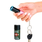 Ruj Şeklinde Elektro Şok Cihazı + Biber Gaz Hediyeli thumbnail 2