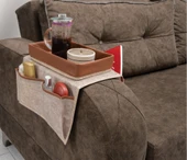 Çok Amaçlı Deri Şeritli Cepli Koltuk Kenarı Düzenleyici 03938 thumbnail 2