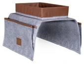 Çok Amaçlı Deri Şeritli Cepli Koltuk Kenarı Düzenleyici 03938 thumbnail 3