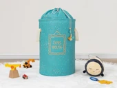 Baby Kullanımı Kolay Desenli Taşınabilir Torbalı Yuvarlak Sepet(yeşil) 04270 thumbnail 1